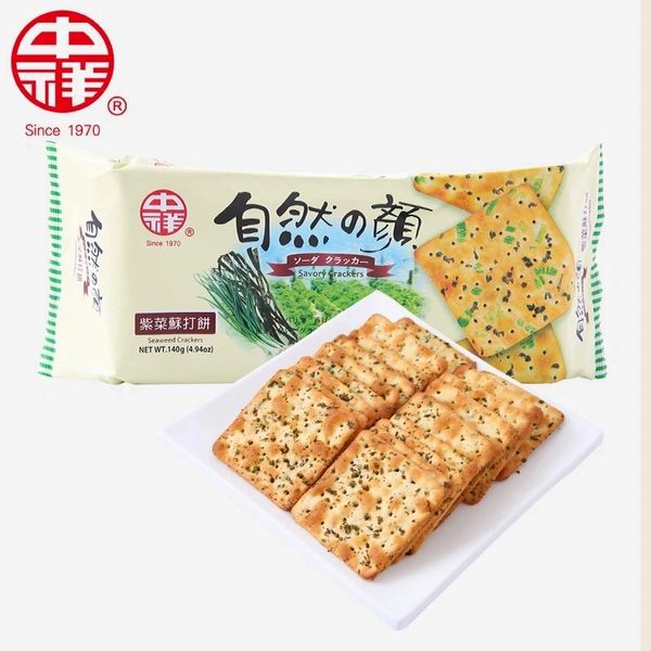 Bánh quy lạt rong biển Chung Hsiang 140g