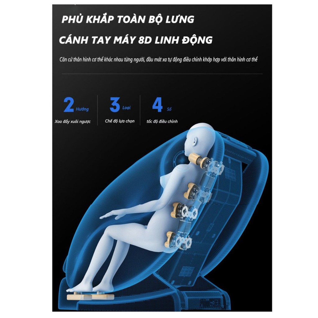 [BẢO HÀNH 5 NĂM] Ghế massage toàn thân cao cấp Thomas Hamilton 988E