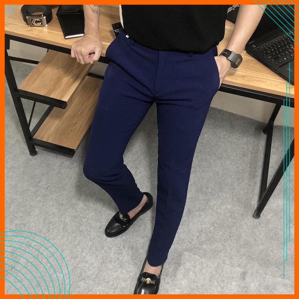 Quần tây - Quần âu nam - Dáng côn trẻ trung, chất vải mềm không xù, dầy dặn, không nhăn, dễ phối đồ với sơ mi | BigBuy360 - bigbuy360.vn