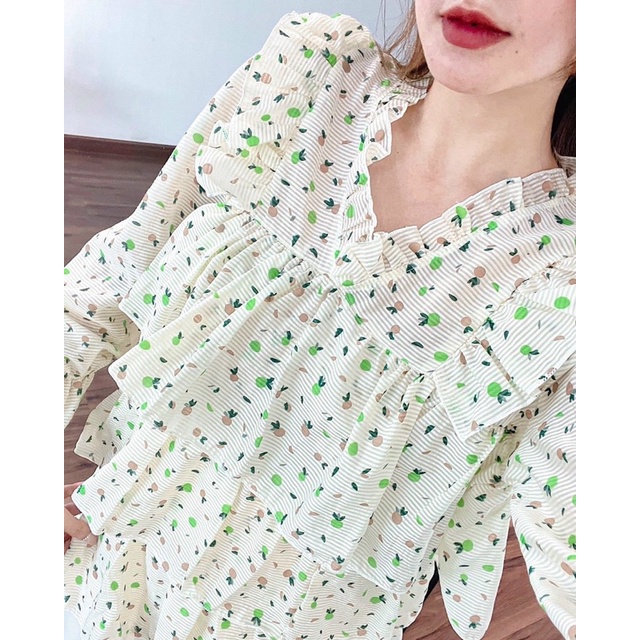 Set áo doll tầng + quần tafta