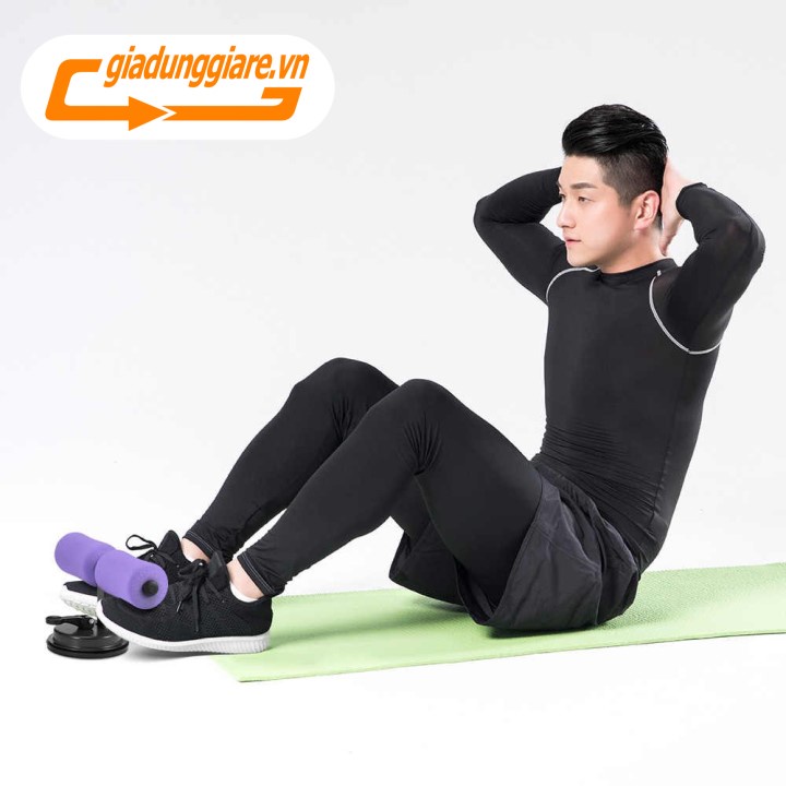 Dụng cụ tập cơ bụng tập thể thao tập GYM tập YOGA tại nhà giúp eo thon giảm mỡ bụng sử dụng đế hít chân không tiện lợi