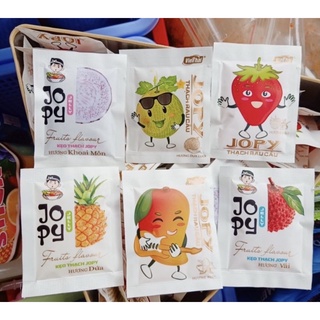 1gói ; thạch trái cây Jopy