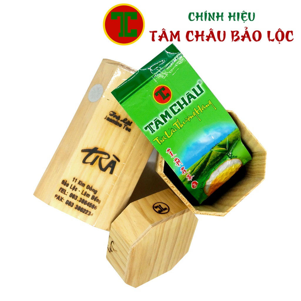 MUA 5 TẶNG 1 - 6 Trà Lài Cao Cấp Hộp Gỗ 100gr