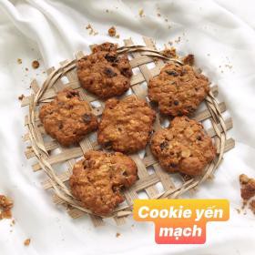 Bánh Cookies Yến mạch Chocolate Chip BakerBaking - Healthy, Eat clean ăn kiêng giảm cân 100g