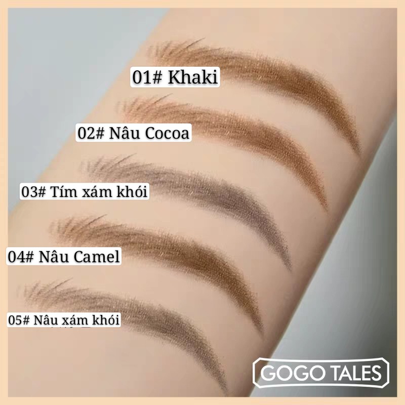 GOGO TALES - Chì kẻ mày 2 đầu Fine Triangle Gogotales