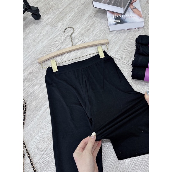 Quần Legging Nữ Dáng Lửng Siêu Tôn Dáng, Chất Co Giãn Mặc Lên Form Cực Xinh
