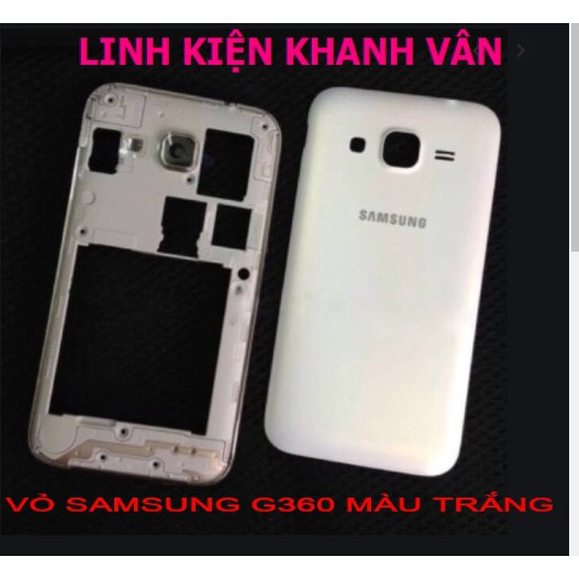 VỎ SAMSUNG G360 MÀU TRẮNG