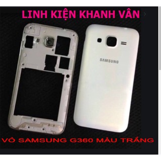 Vỏ samsung g360 màu trắng