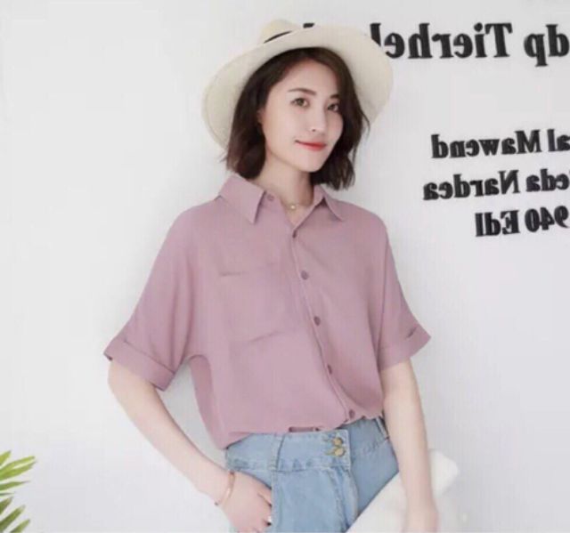 [Mã FASHIONGREEN94 giảm 10% tối đa 30K đơn 99K] Áo sơ mi lụa