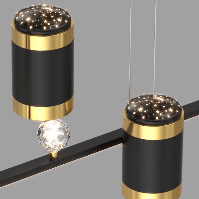 Đèn thả ZEL 3 chế độ ánh sáng kiểu dáng độc đáo trang trí nội thất sang trọng