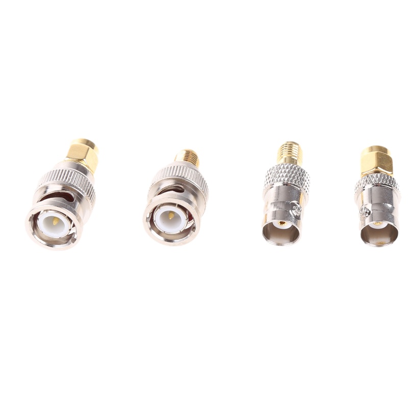 Bộ 4 Đầu Nối SMA Sang BNC UHF VHF Chuyên Dụng