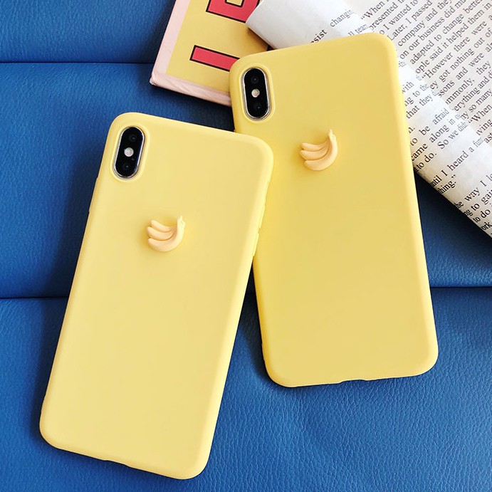 Ốp lưng hình quả chuối cho Apple iPhone 11 12 Pro XS XR XS Max iPhone X 8 7 6s 6 Plus 5s 5 5G 6P 7P 6g 7g | BigBuy360 - bigbuy360.vn