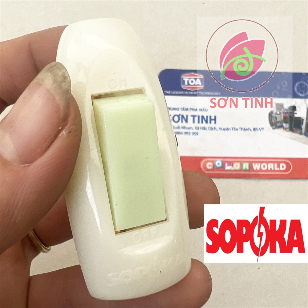 Công tắc nhót dạ quang SOPOKA NDQ  cực đồng đúc