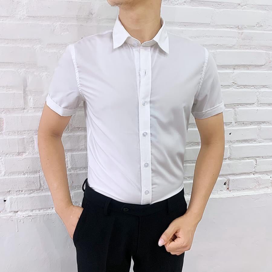 Bộ sưu tập áo sơ mi nam tay ngắn đủ màu cho anh em yêu thích sơ mi | BigBuy360 - bigbuy360.vn