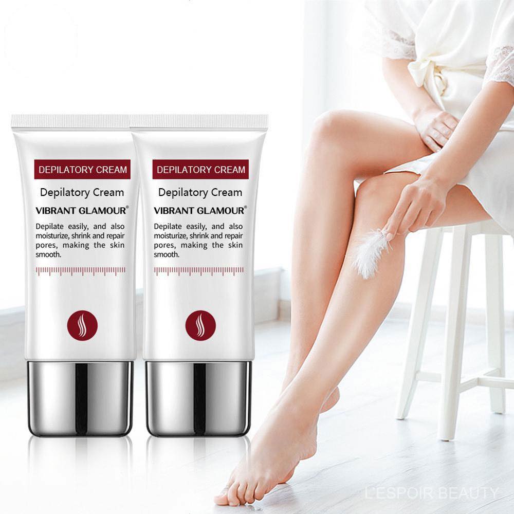 KEM TẨY LÔNG TÁI TẠO DA TỰ NHIÊN AN TOÀN VIBRANT GLAMOUR DEPILATORY CREAM HAIR REMOVAL 30G CHÍNH HÃNG - 11493