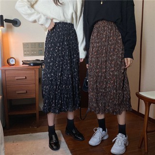 Chân váy MIDI họa tiết hoa [ORDER]