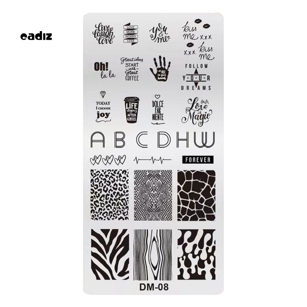 Khuôn Cắt Móng Tay Nghệ Thuật Cứng Chống Biến Dạng DIY