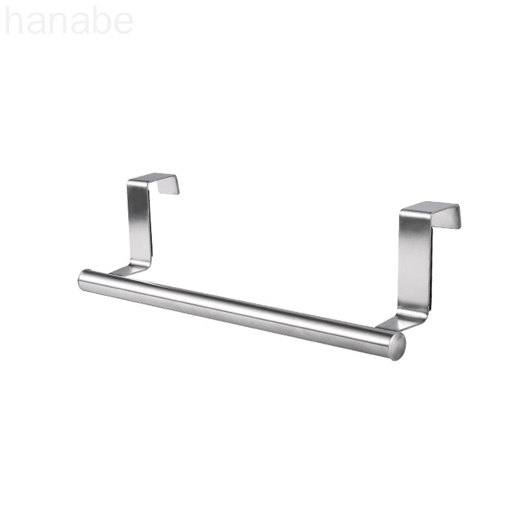 Giá đỡ treo khăn gắn cửa tủ bằng thép không gỉ tiện dụng cho nhà tắm / nhà bếp