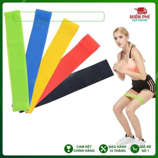 Vòng cao su đàn hồi kháng lực tập thể dục & yoga dung cu tap giam mo tai nha_dây kháng lực_dây squat