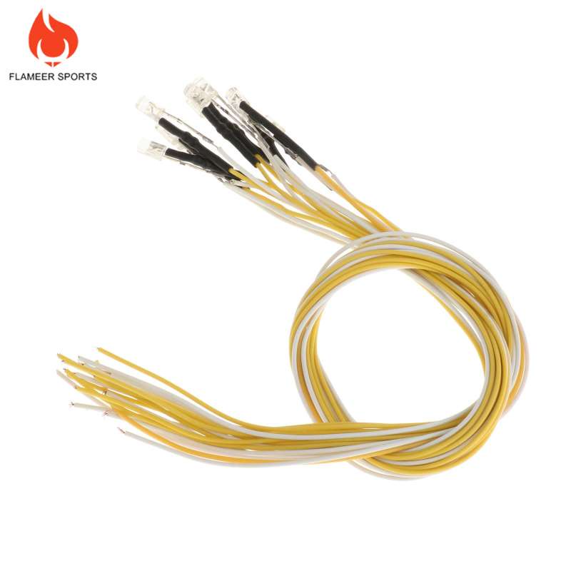 Set 10 đi ốt đèn LED 6V chiều dài 11.8inch (30cm) trang trí đồ chơi thủ công DIY | BigBuy360 - bigbuy360.vn