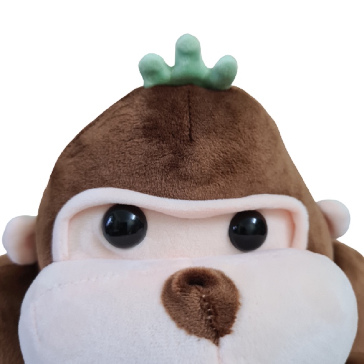 Gấu bông Khỉ Kinh Kong bụng bự đẹp ngộ nghĩnh đáng yêu cute mềm mại, êm ái, thân thiện an toàn cho da