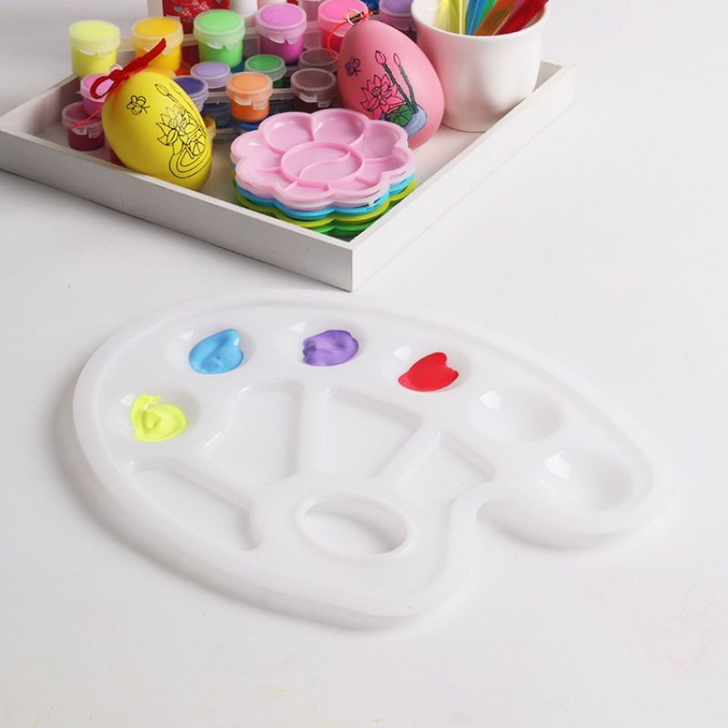 Khay Pha Màu Nhựa, hoạ cụ