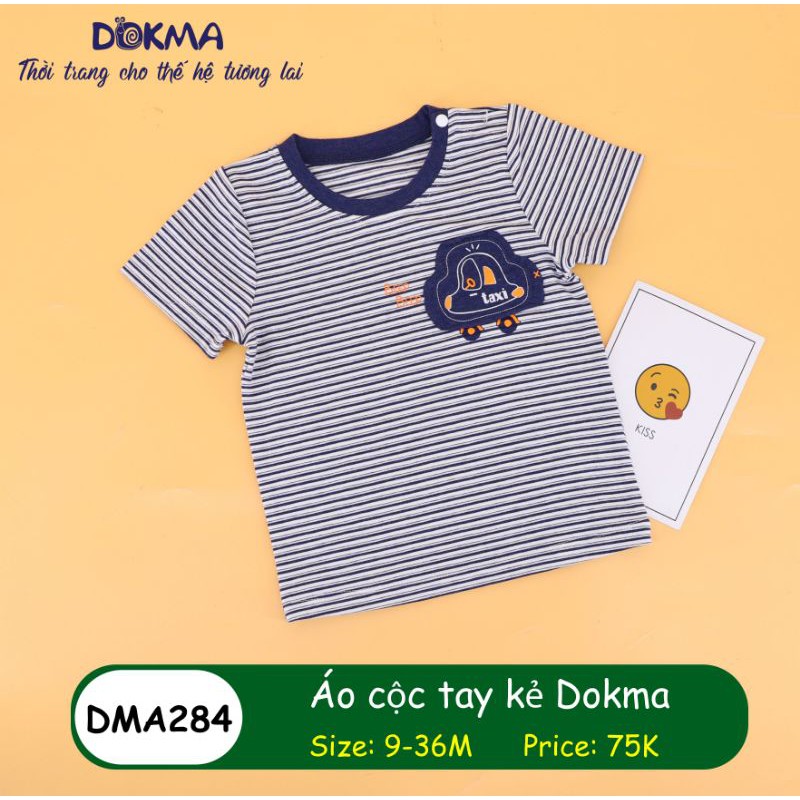 [Dokma] Áo cộc tay kẻ DMA284