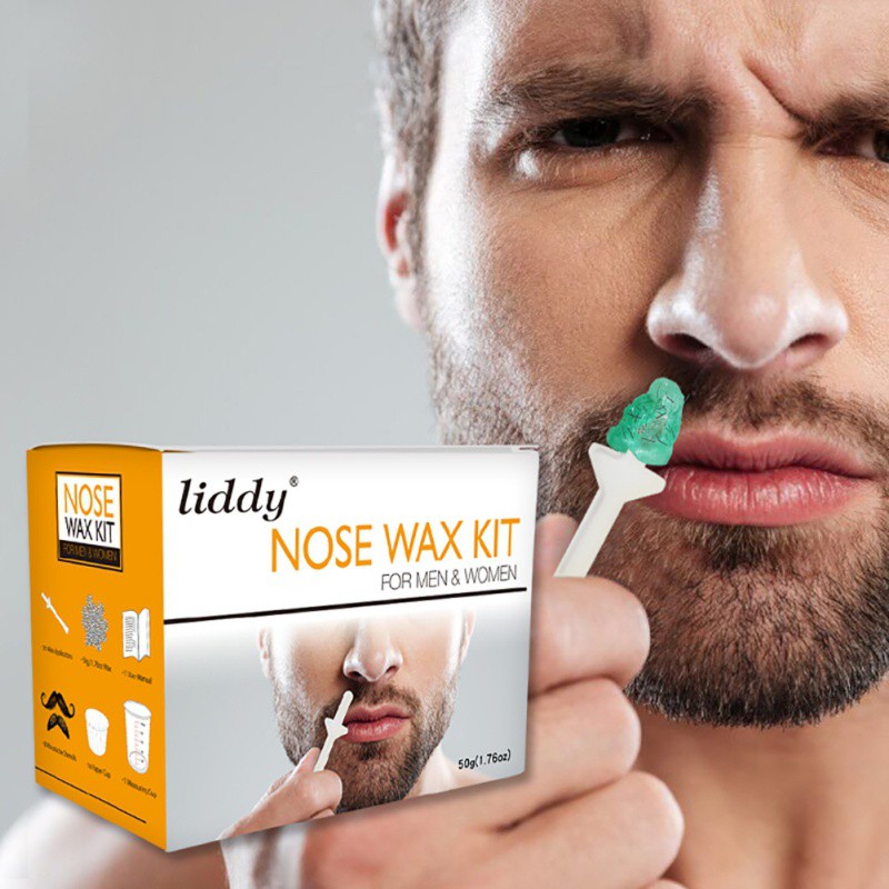 Bộ sáp hỗ trợ tẩy lông mũi không cần giấy cao cấp tiện lợi