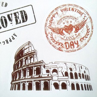 Tấm sticker dán APPROVED ( kích thước 18.5cm x 27cm )