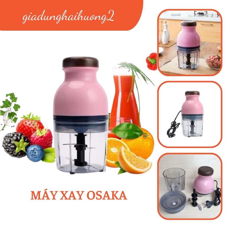 Máy xay đa năng Osaka máy xay sinh tố xay thịt xay đá dung tích lớn 750ml