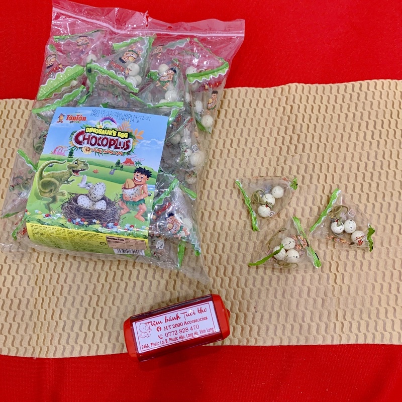 1 bich 30 gói trứng khủng long tân tân