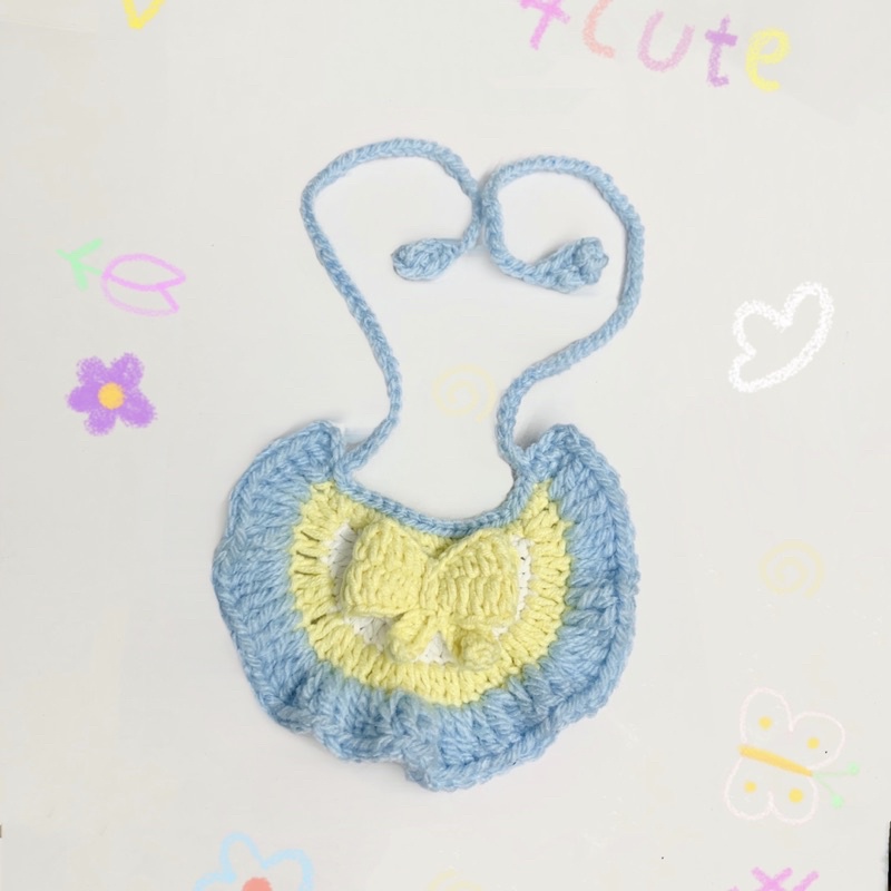 Vòng cổ/Yếm len cho Chó/Mèo