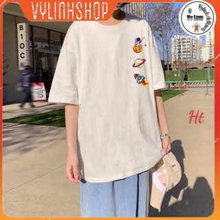 Áo phông 3d 3 logo nam nữ mặc hè vảo cotton su unisex