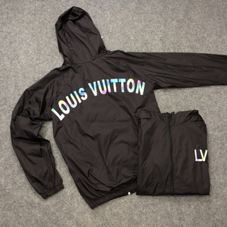 Áo gió Lv phản quang chữ new 2021 - Áo khoác gió cao cấp