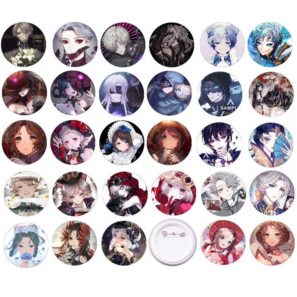 ( 1c ) Huy hiệu cài áo in hình anime chibi JIBAKU IDENTITY AMONG US SWORD ART ONLINE SÁT PHÁ LANG xinh xắn