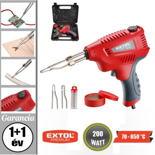 Mỏ Hàn Thiếc EXTOL Full Phụ Kiện Cao Cấp