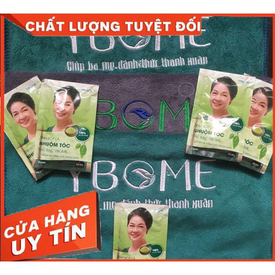 NHUỘM TÓC PHỦ BẠC 1 gói trải nghiệm [Free Ship] [chính hãng, nâu và đen] an toàn cho sức khỏe