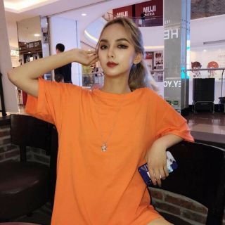 Áo phông tay lỡ trơn form unisex Rộng