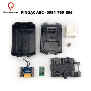 Vỏ mạch Makita 18V CB, Led báo pin (ngang) và nhận sạc zin