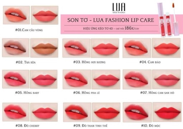 SON TƠ LUA MADE IN KOREA