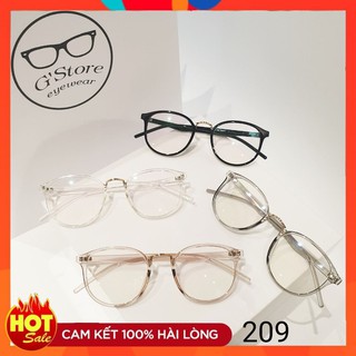 Kính Cận Nam Nữ Mắt Tròn Gọng Dẻo Hàn Quốc 209 Gstore
