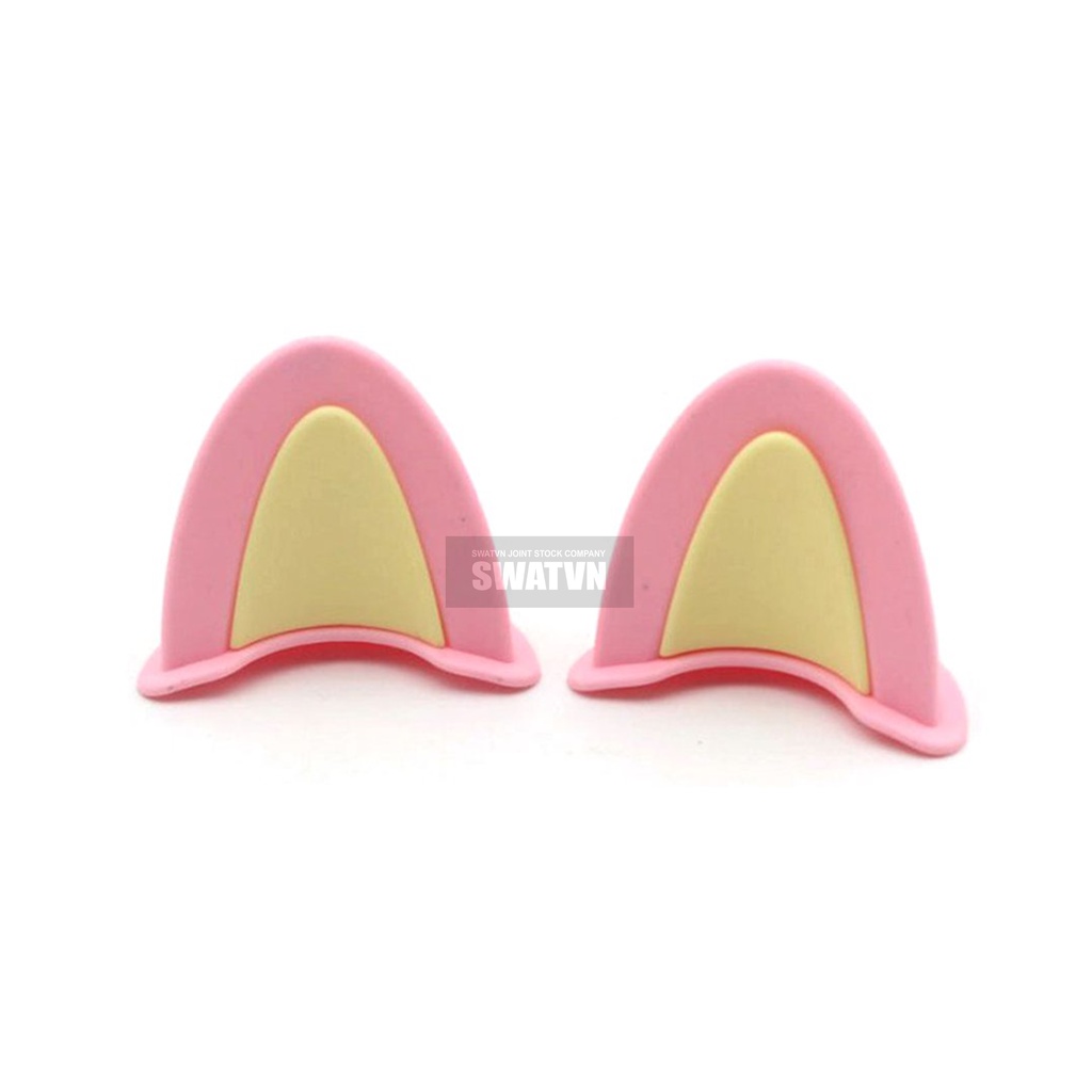 Mũ bảo hiểm NTMAX 3/4 kèm tai mèo nhựa 2 màu cute nhiều mẫu lựa chọn