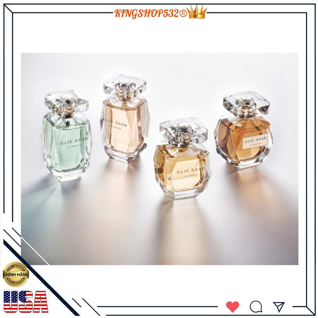 [ Mẫu thử ] [ Mua ngay ] Nước Hoa Elie Saab Le Parfum - Hoa Trắng Mịn Màng Từ Séville _king_
