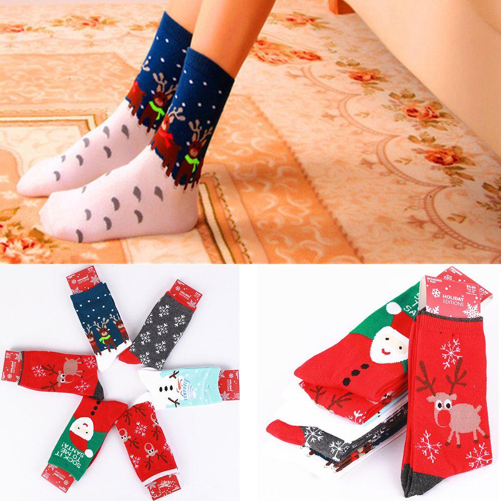 Tất DàI Giữ ẤM HọA TiếT GiáNg Sinh