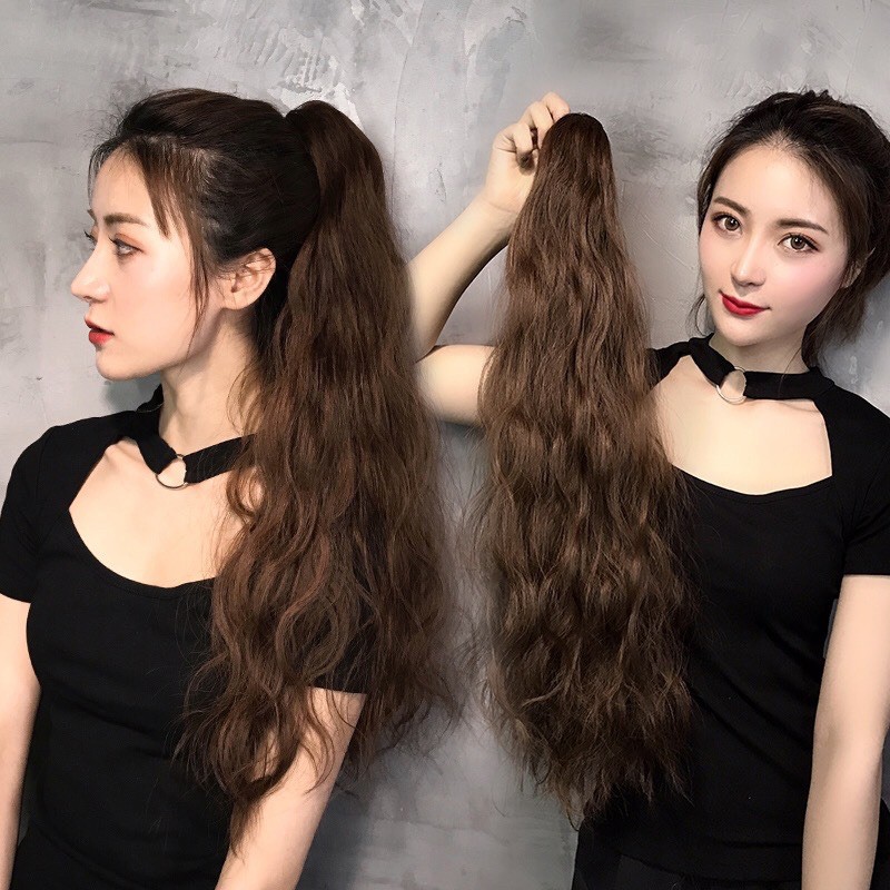 Tóc giả nữ đẹp❤️FREESHIP❤️Tóc giả ngoạn xù ms573