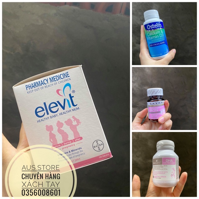 Bộ Vitamin tổng hợp cho phụ nữ mang bầu