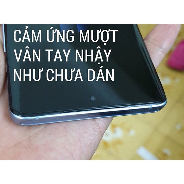 Dán kính cường lực FULL màn FULL keo cao cấp UV BULLETPROOF