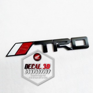 Tem logo chữ nổi TRD
