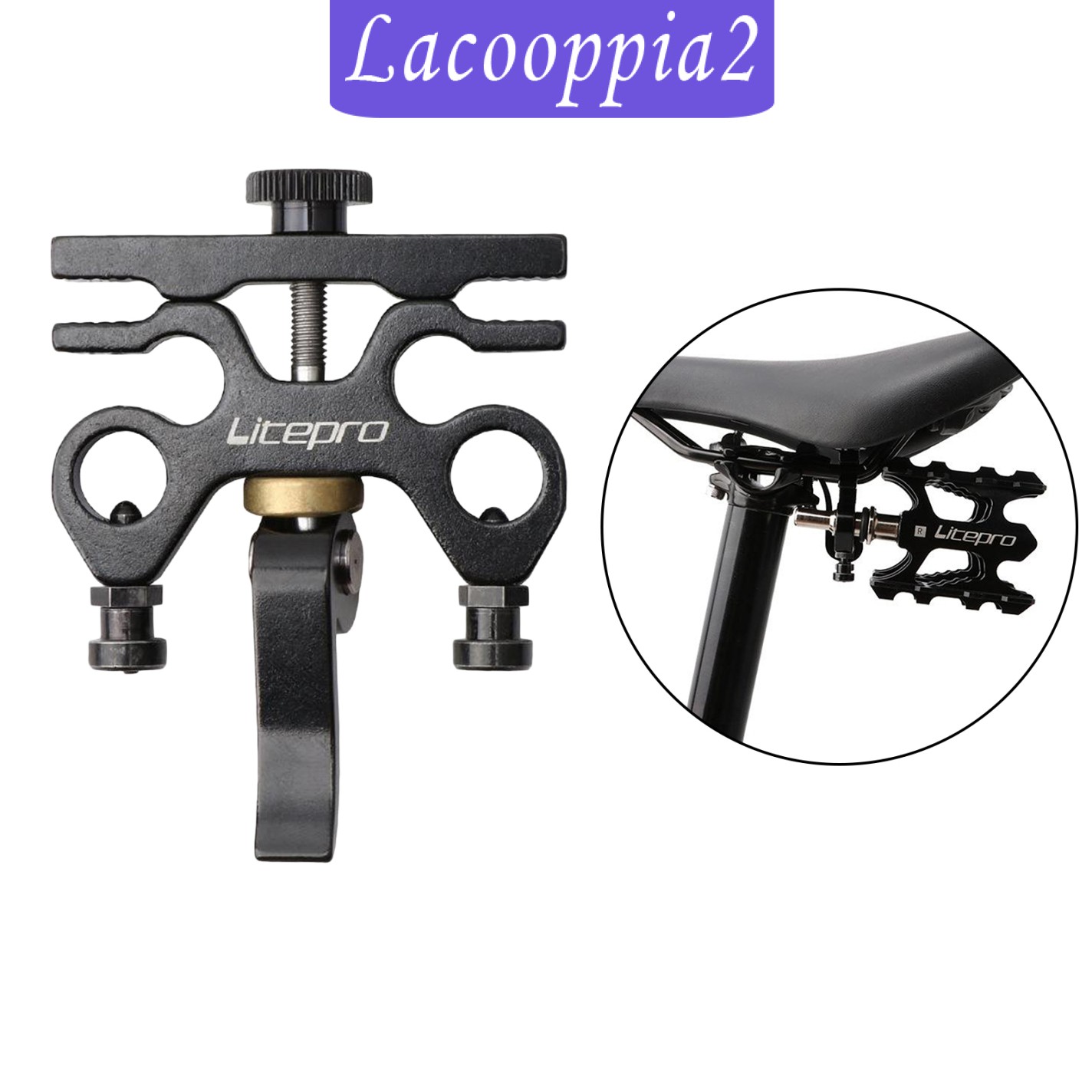 Giá Đỡ Bàn Đạp Xe Đạp Tháo Lắp Nhanh Cho Brompton Lacoopppia2