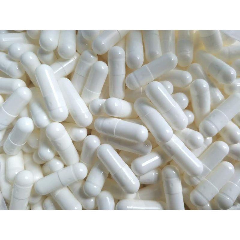 5000 viên nang trắng sữa, viên nang vô bột thuốc đông y, trà giảm cân size 0